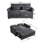 Loveseat Sofa Bed, Pull - Out Couch Sleeper & 2 Pillows - view 5