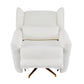Power Recliner Chair Swivel, Boucle Upholstered