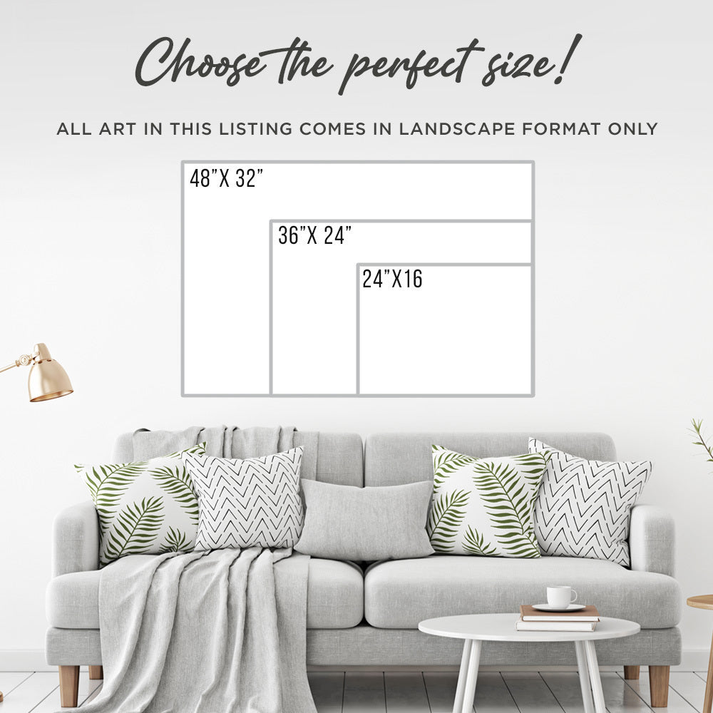 Longhorn Cattle Portrait Canvas Wall Art