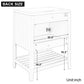 24" Black Bathroom Vanity