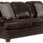 Roberto - Leather Sofa - Cocoa