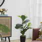 20" x 16" x 35" Artificial Fiddle-Leaf Fig Potted Plant