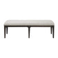 Brown Upholstered Bench