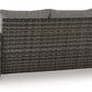 Oasis Court - Sofa, Chairs, Table Set (Set of 4) - Gray