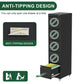 5 Drawer Metal Vertical File Cabinet with Lock on Wheels