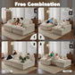 Double Chaise Lounge Chair, Oversized Upholstered Sleeper Cloud Couch - view 7