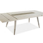 Lenox - Rectangular Dining Table - Warm Silver