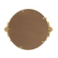 19x16 Round Mirror Tray with Gold Frame