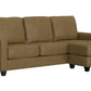 Brown 2-Piece Sofa with Chaise