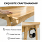 Solid Wood Writing Desk for Home Office