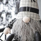 Set of 2 Fabric Sitting Gnome Decorations