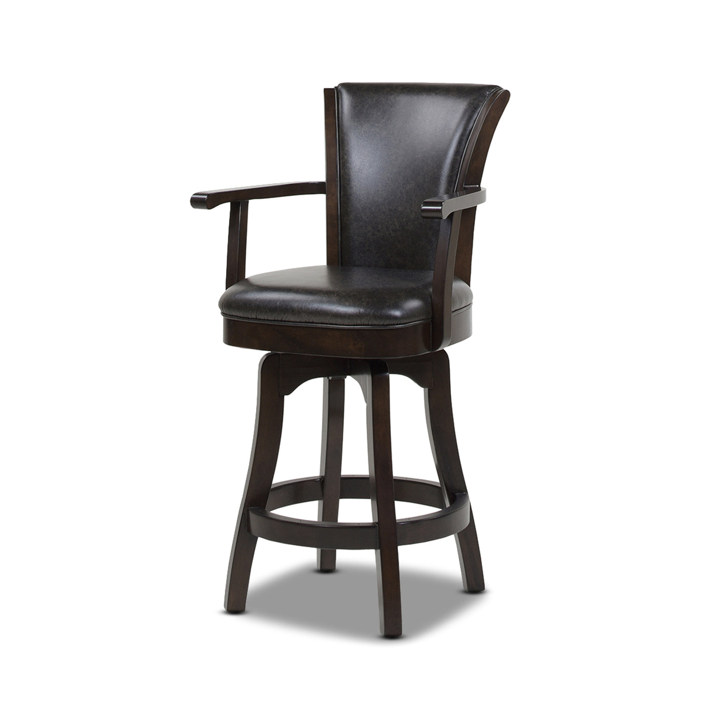 Williams 27in Swivel Counter Height Bar Stool, Vintage
