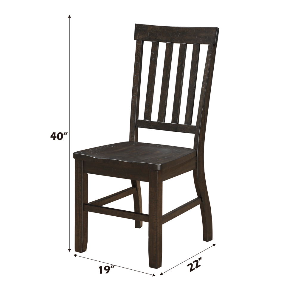 Maisha - Side Chair (Set of 2) - Rustic Walnut