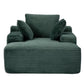 Oversized Chaise Lounge Chair Cozy Cloud Couch With 3 Throw Pillows And Wide Armrest - view 2