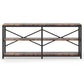 70.9" Extra Long Console Table with Storage Shelves