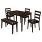 Arvin Cappuccino 5 Piece Dining Set