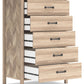 Battelle - Five Drawer Chest - Tan