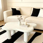 Cloud Shaped Coffee Table With 4 Round Legs