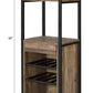 Narik - Wine Rack - Weathered Oak