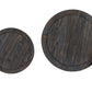 Boswell - Round Nesting End Table - Peppercorn