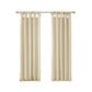Twist Tab Lined Window Curtain Panel Champagne