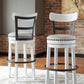 Valebeck - Tall Upholstered Swivel Barstool