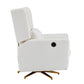 Power Recliner Chair Swivel, Boucle Upholstered