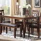 Bennox - Dining Room Table Set (Set of 6) - Brown