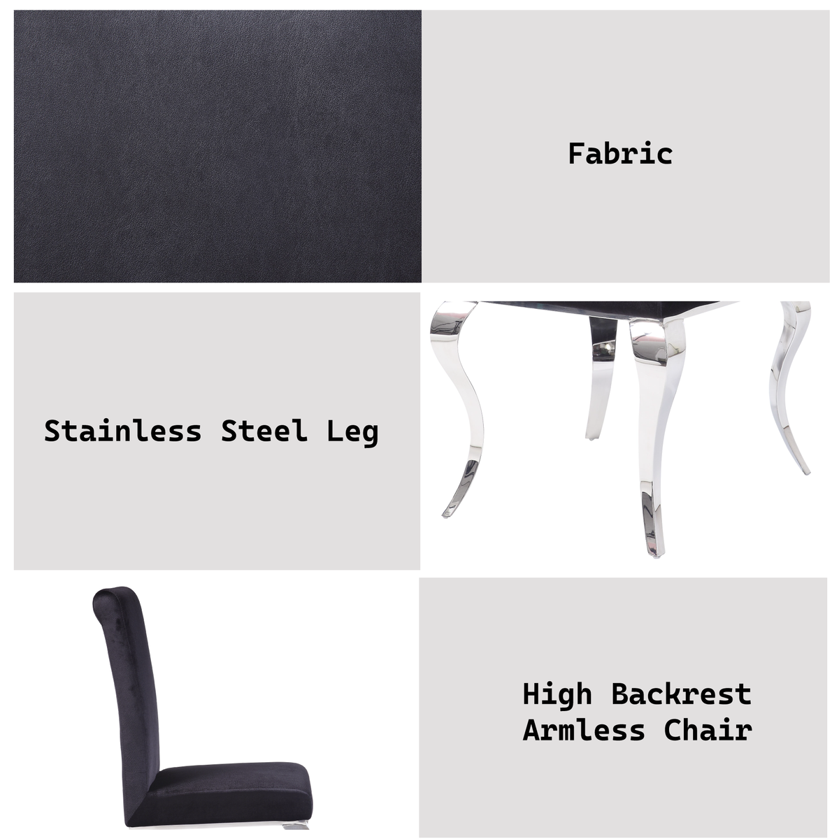 Fabiola Armless Chair