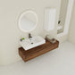60 Inch Wall-Mounted Bathroom Vanity with Resin Sink
