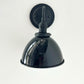 Small Black Enamel Farmhouse Wall Sconce Lighting