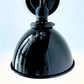 Small Black Enamel Farmhouse Wall Sconce Lighting