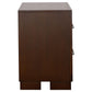 Polk Cappuccino 2-Drawer Nightstand