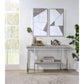 Chafik - Accent Mirror (Set of 2) - Mirrored, Natural Oak & Chrome