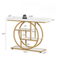 41.3" Industrial Console Table