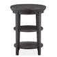 Westley Falls - Round Accent End Table - Graphite