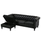 U-style 85" Modern 4-Seater L-Shaped Sectional Sofa