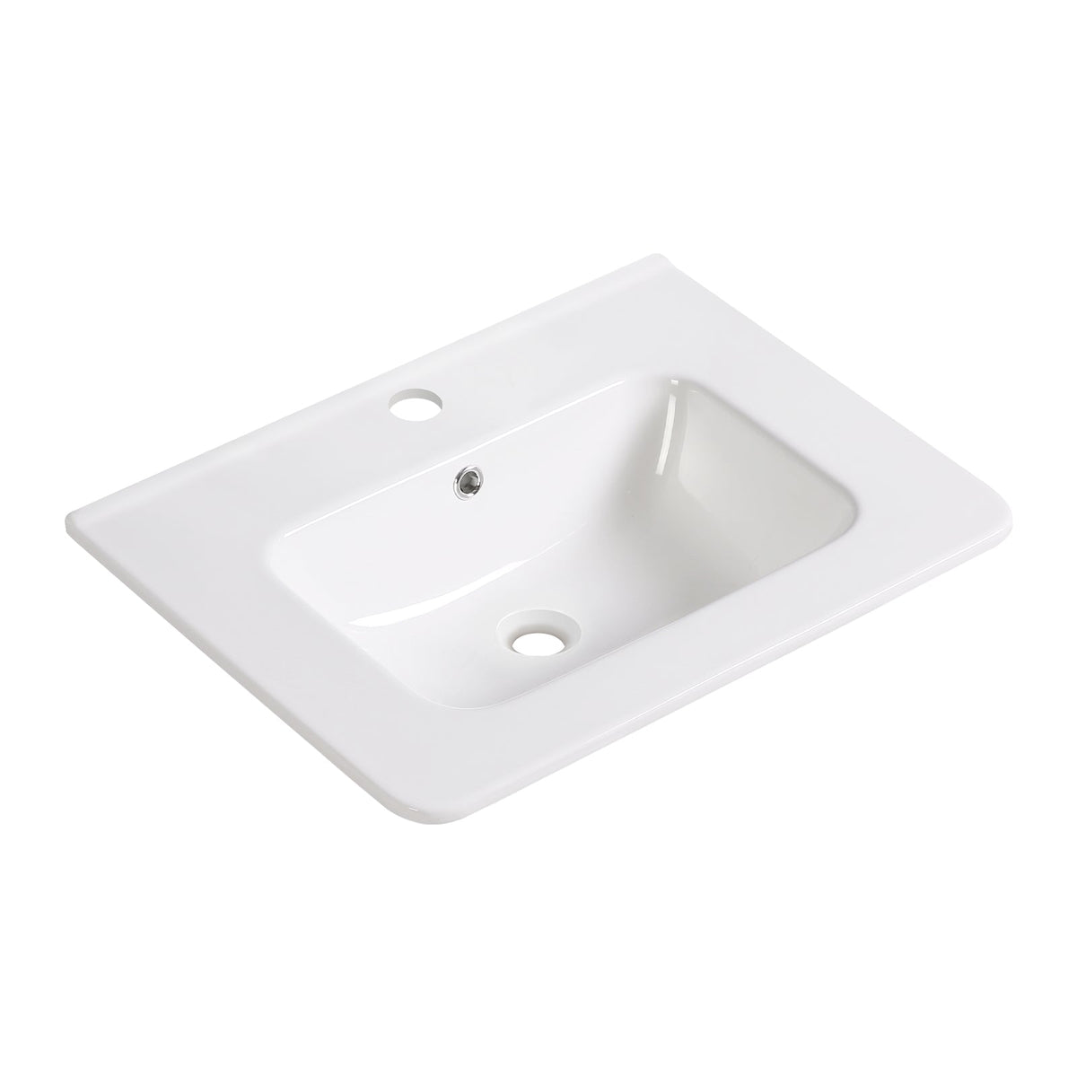 Glossy Ceramic Bathroom Vessel Sink