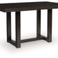Neymorton - Rectangular Dining Room Counter Table - Dark Grayish Brown