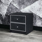 Modern Black Nightstand Table