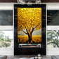 Golden Tree Breeze Wall Art