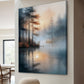 Misty Lake Wall Art
