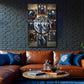 3D Wolf Collage Wall Art