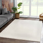 Judy White Washable Area Rug - Clearance