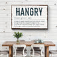 Hangry Kitchen Sign II