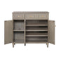 Dauphin Handpainted Entryway Storage Cabinet