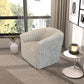 Elegant Style Mira Mid-Century Modern Velvet Swivel Chair