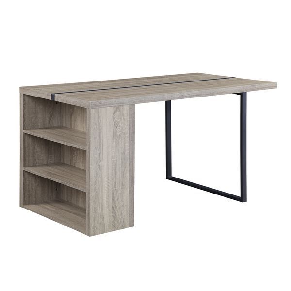 Patwin - Dining Table - Gray Oak & Black