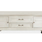 Newport - Lift Top Storage Cocktail Table (With Casters) - Alabaster