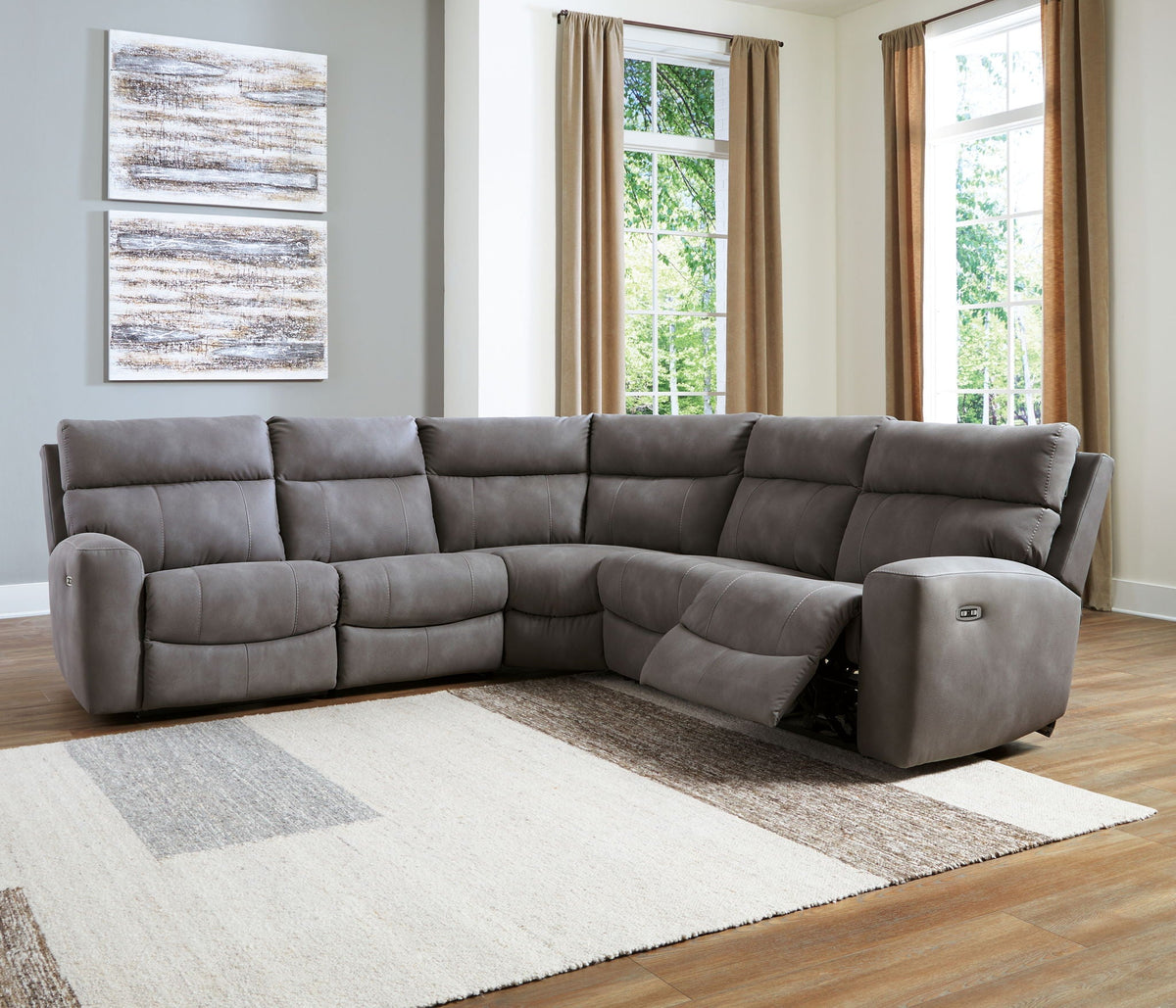 Next-Gen Durapella - Power Reclining Sectional Set - view 10